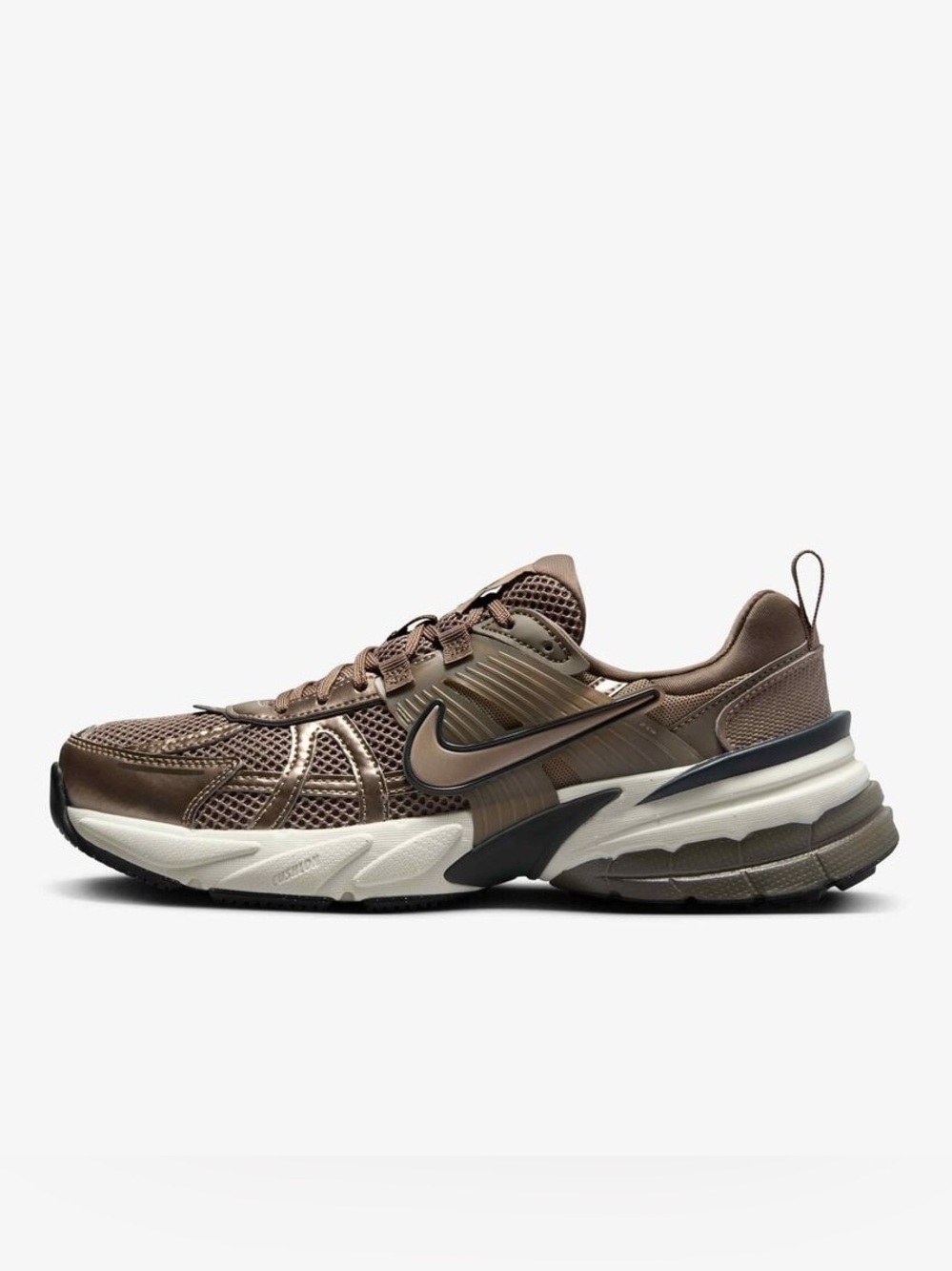 Nike V2K Run in Mink Brown/Ironstone | VERY SLIGHTLY USED